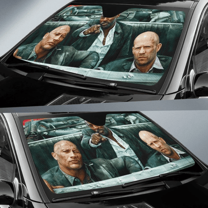 Fast And Furious Windshield Shade Fast And Furious Hobbs And Shaw Sun Shade Fast And Furious Car Sun Shade