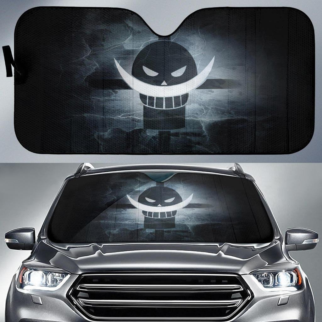 One Piece Windshield Shade One Piece White Bear Symbol Sun Shade One Piece Car Sun Shade