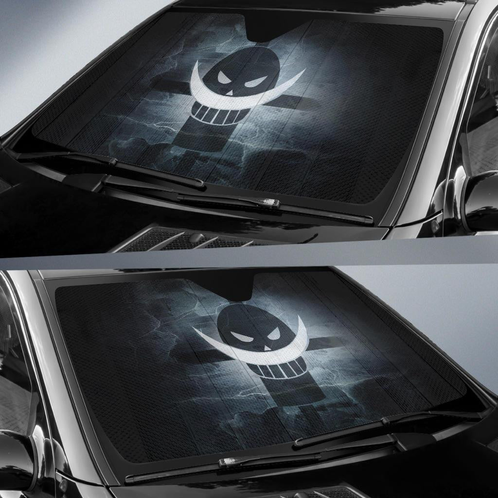 One Piece Windshield Shade One Piece White Bear Symbol Sun Shade One Piece Car Sun Shade