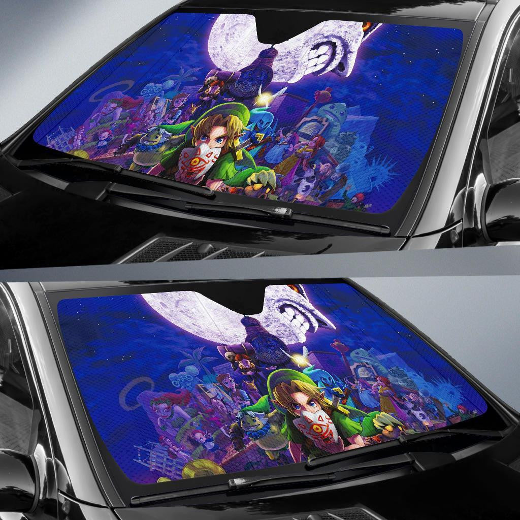 LOZ Windshield Shade LOZ Link Mask Car Sun Shade LOZ Car Sun Shade