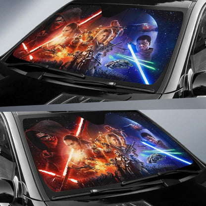 SW Windshield Shade SW The Force Awakens Car Sun Shade SW Car Sun Shade