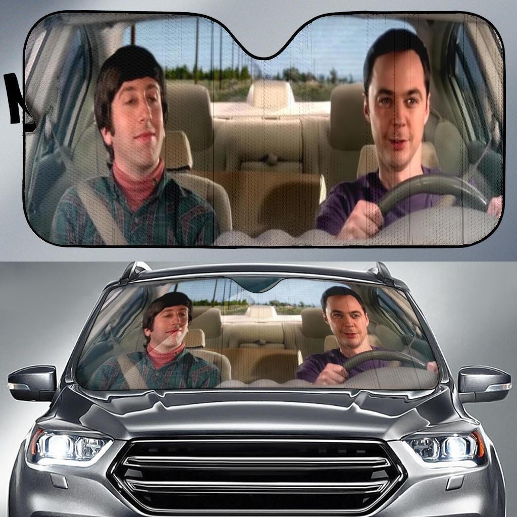 The Big Bang Theory Windshield Shade The Big Bang Theory Driving Car Sun Shade The Big Bang Theory Car Sun Shade