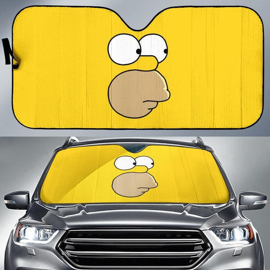 Simpsons Windshield Shade Homer Simpson Car Sun Shade Simpsons Car Sun Shade