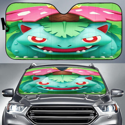 Pokemon Windshield Shade Venusaur Pokemon Car Sun Shade Pokemon Car Sun Shade