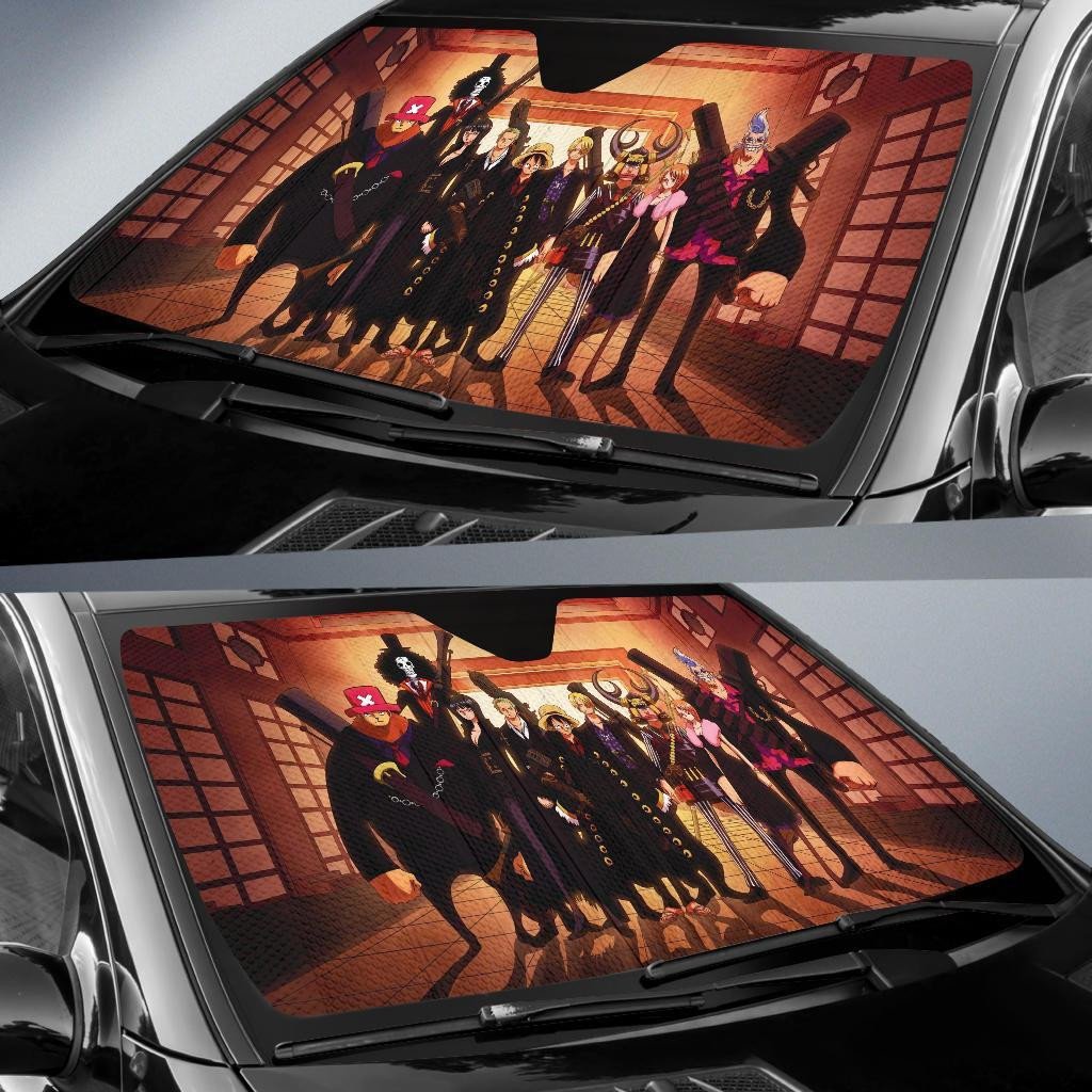 One Piece Windshield Shade One Piece Badass Team Car Sun Shade One Piece Car Sun Shade