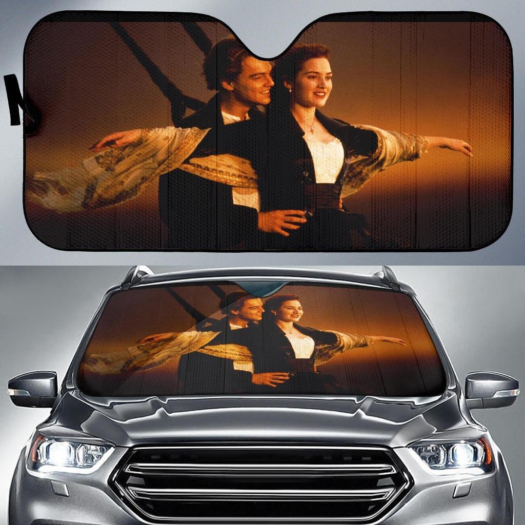 Titanic Windshield Shade Jack And Rose Car Sun Shade Titanic Car Sun Shade