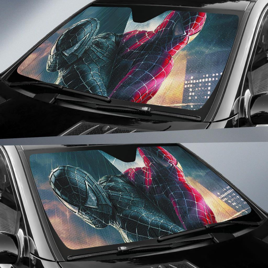 MV Spiderman Windshield Shade MV Spiderman Venom Car Sun Shade MV Spiderman Car Sun Shade