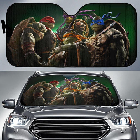 TMNT Windshield Shade TMNT Team Car Sun Shade TMNT Car Sun Shade