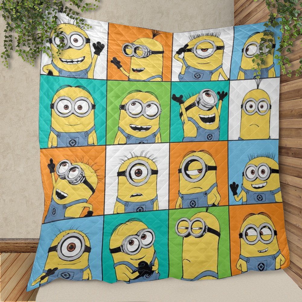 Unifinz Minions Quilt Minions Emotions Cute Quilt Awesome Minions Quilt 2023