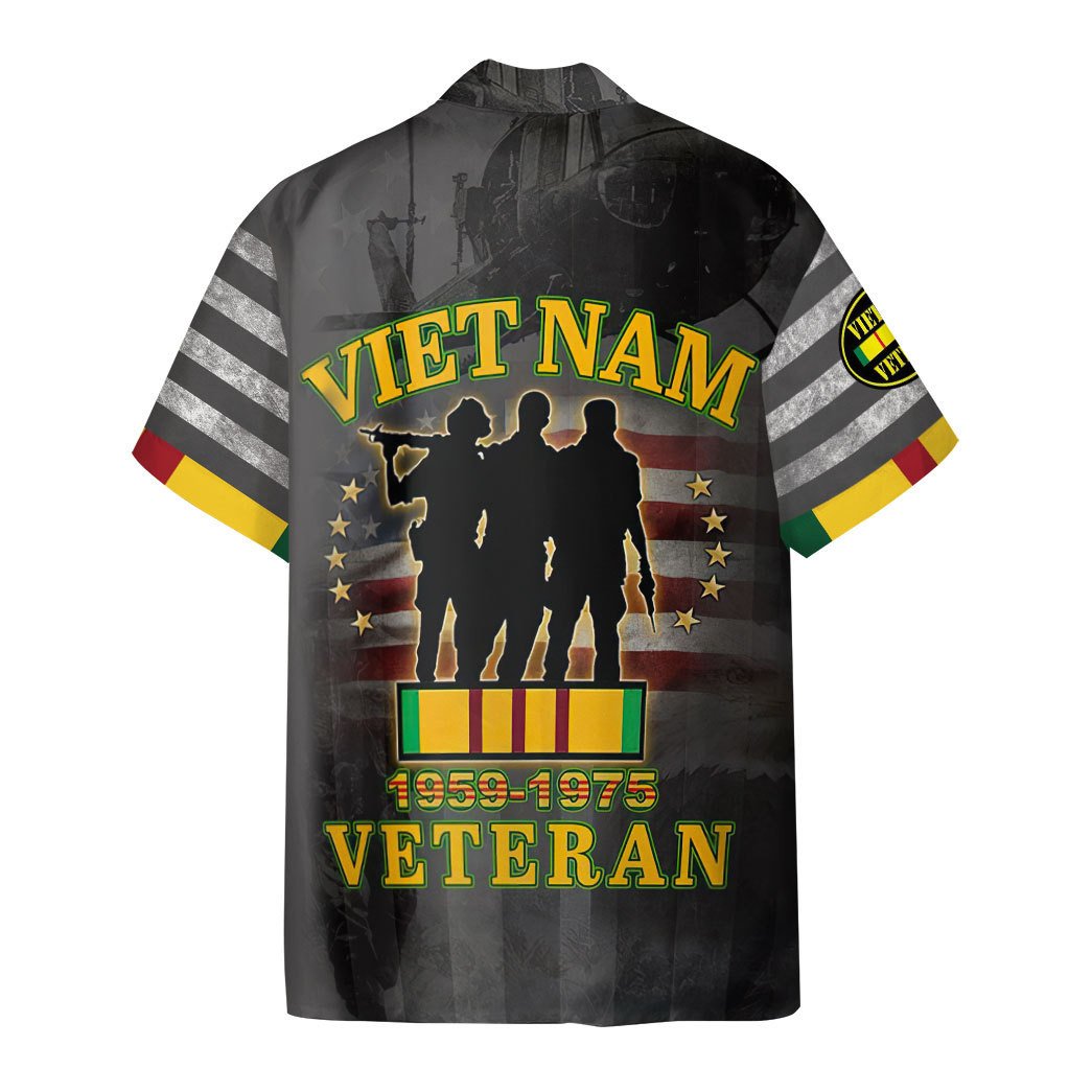 Vietnam Veteran Hawaii Shirt All Men Are Created Equal Then A Few Become Vietnam Veterans Aloha shirt