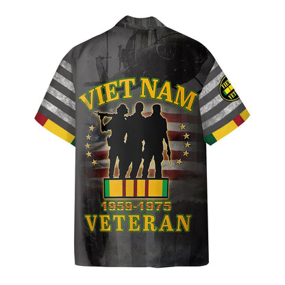 Vietnam Veteran Hawaii Shirt All Men Are Created Equal Then A Few Become Vietnam Veterans Aloha shirt