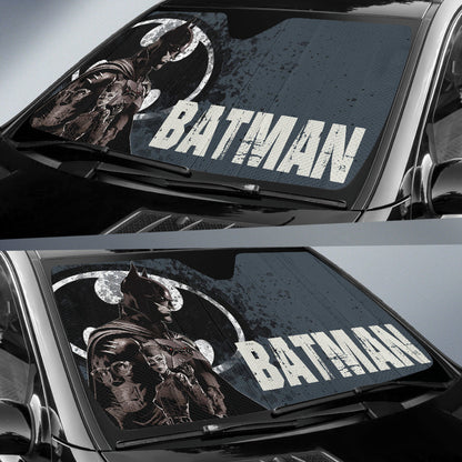 DC Car Sun Shade Bat Man Windshield Shade Bat Man Black White Car Sun Shade DC Car Sun Shade