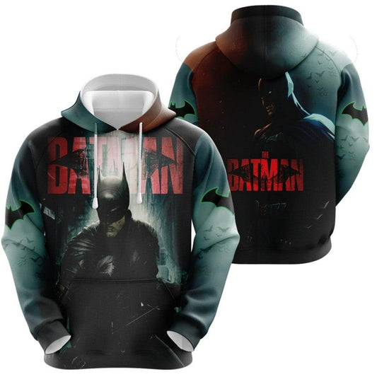 Batman Hoodie DC The Batman Dark Knight In The Night Hoodie Black Unisex