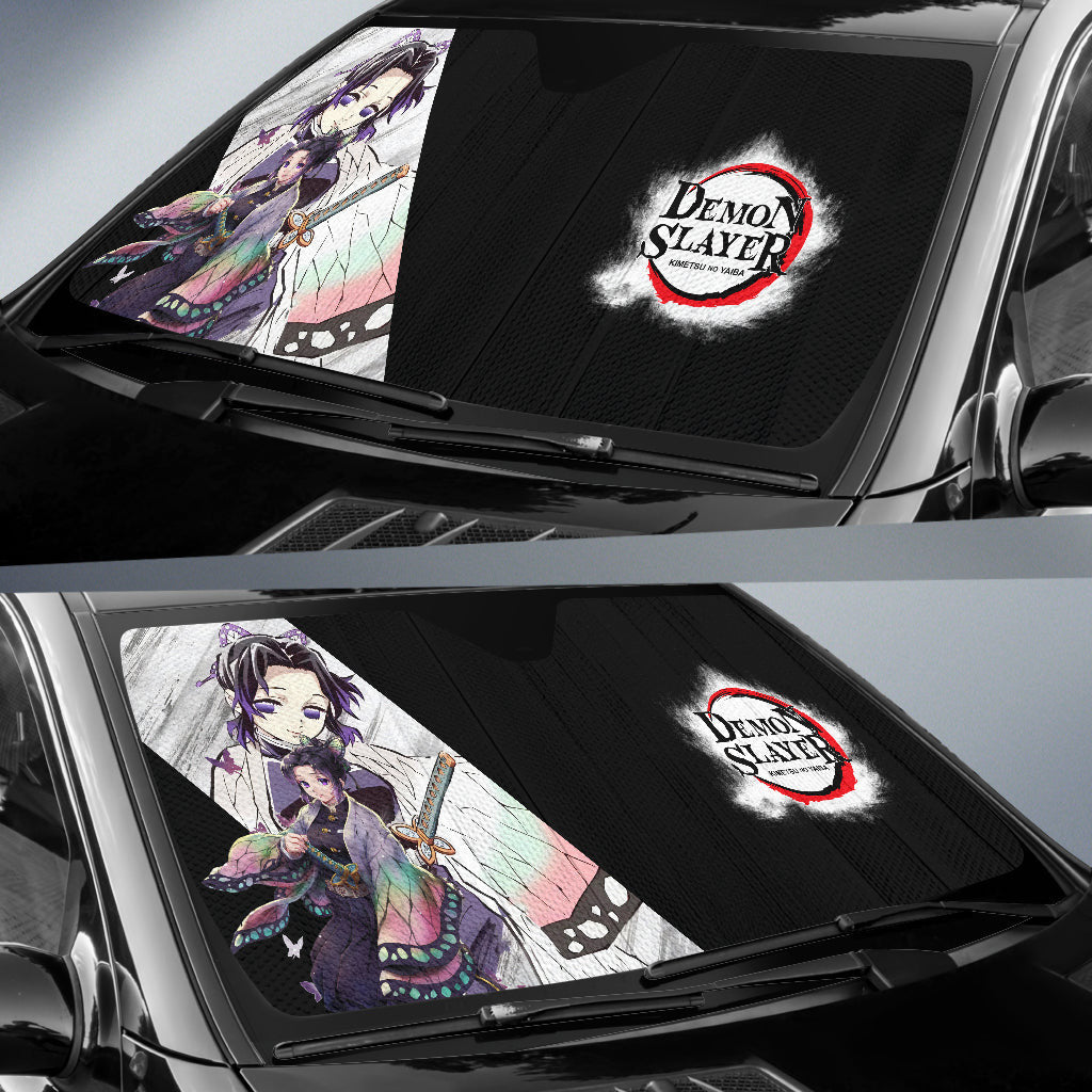 Demon Slayer Windshield Shade Shinobu Kochou Demon Slayer Car Sun Shade Demon Slayer Car Sun Shade