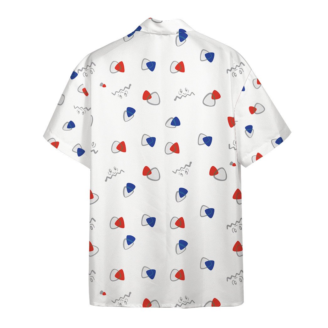 Unifinz Pokemon Hawaiian Shirt Togepi Egg Pattern White Hawaii Shirt Pokemon Aloha Shirt 2022