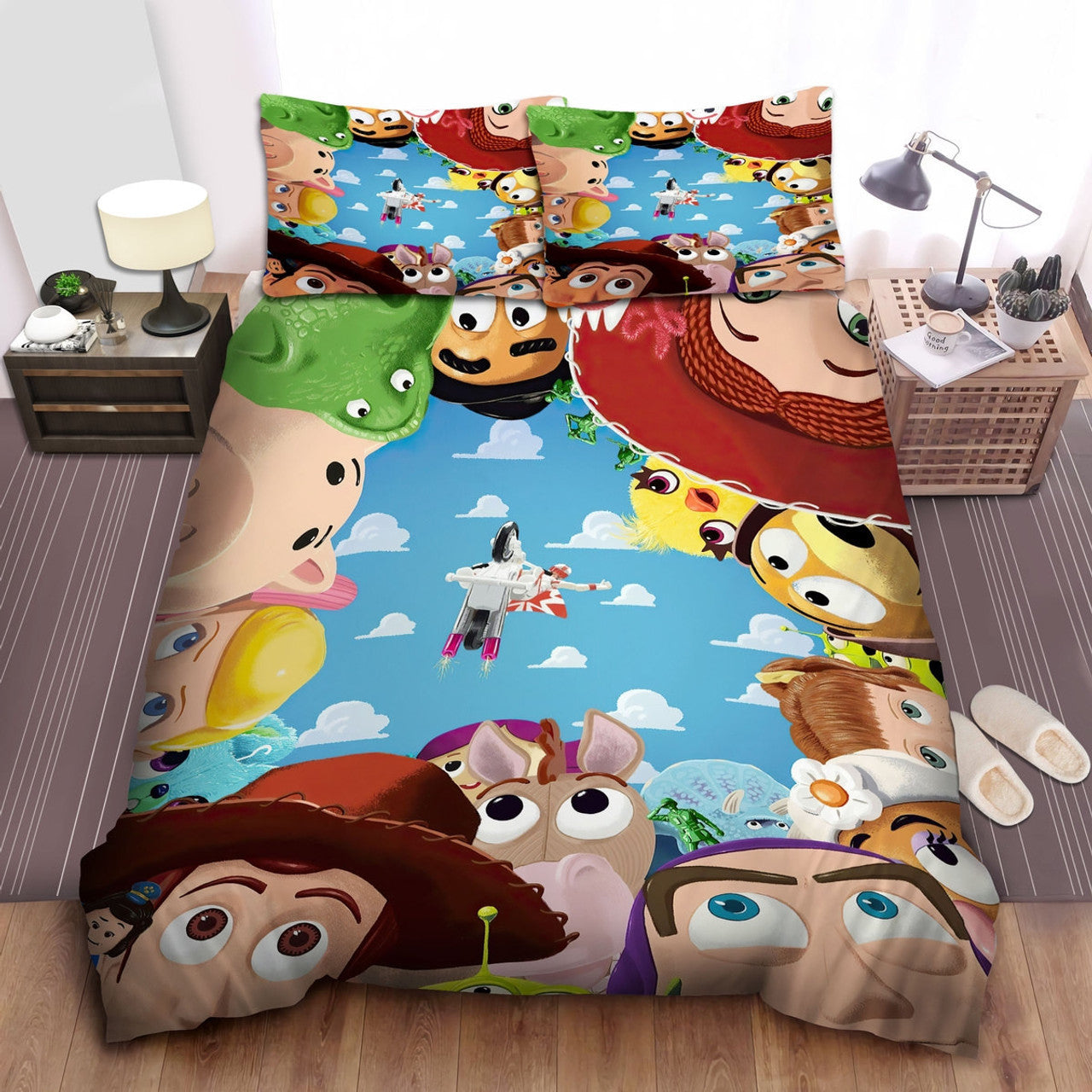 Toy Story Bedding Set DN Toy Story All Chacracters Graphic Duvet Covers Colorful Unique Gift