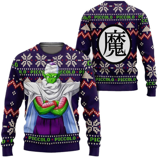 Dragon Ball Sweatshirt Piccolo Graphic Christmas Pattern Sweatshirt Colorful Unisex