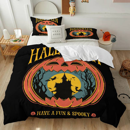 Halloween Bedding Set Have A Fun And Spooky Halloween Duvet Covers Black Unique Gift