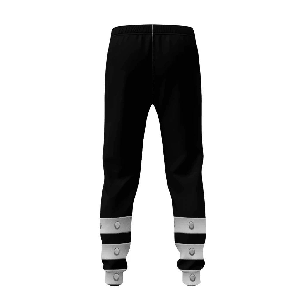 One Punch Man Pants Sonic One Punch Man Costume Jogger Black White Purple Unisex Adults New Release