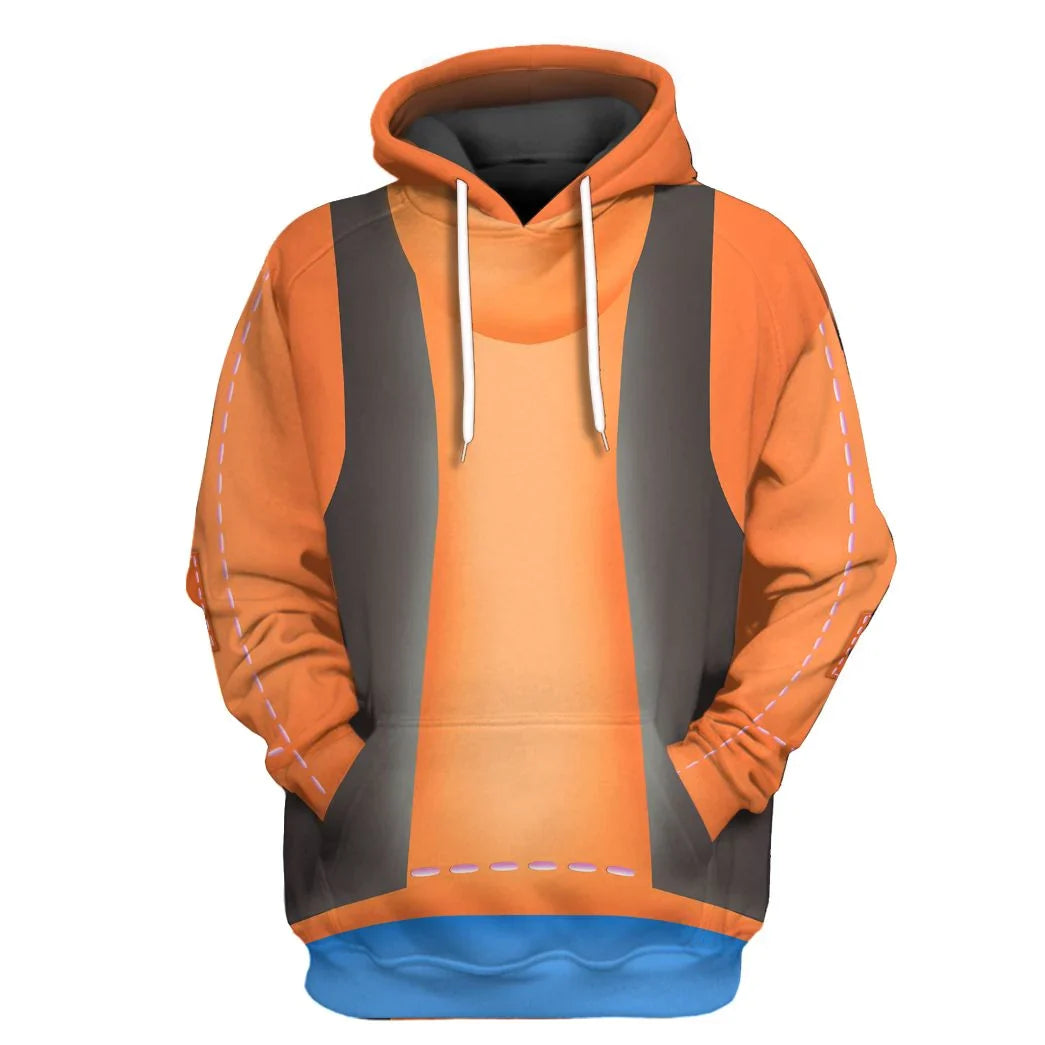 DN Hoodie DN Character Goofy Costume T-shirt Sweatshirt Orange Unisex Adults New Release