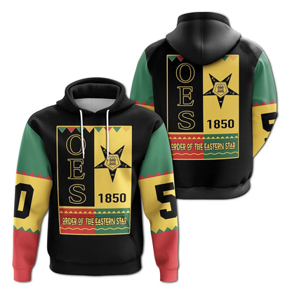 Black History Month Hoodie Order Of The Eastern Star Black History Month 1850 Hoodie