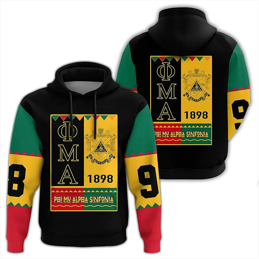 Black History Month Hoodie Phi Mu Alpha Sinfonia Black History Month 1898 Hoodie