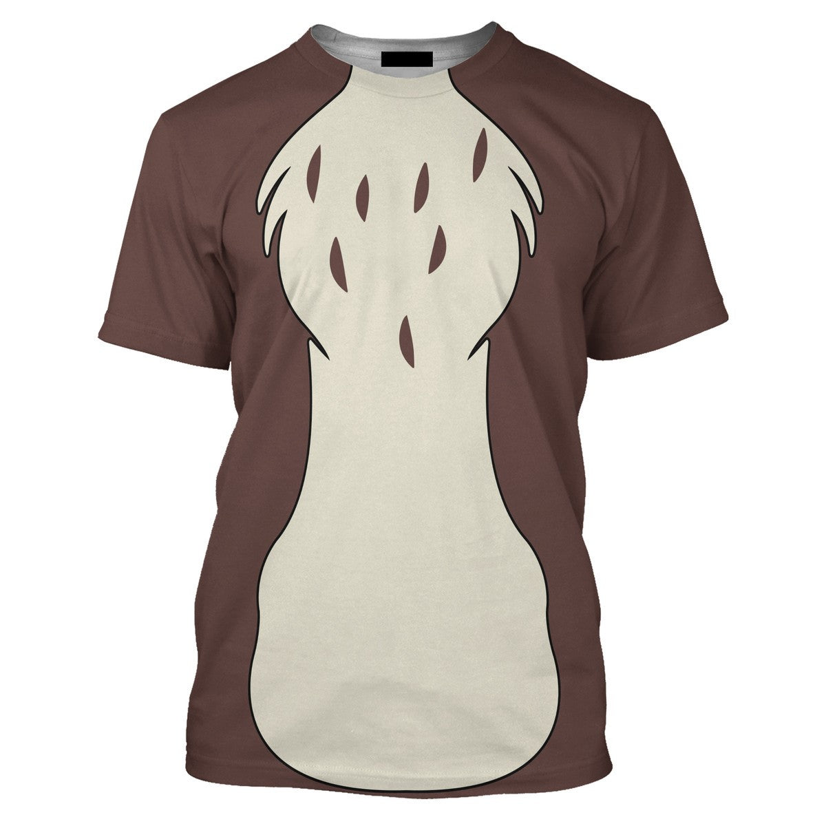DN T-shirt Owl Winnie The Pooh Costume T-shirt Brown Unisex Adults New Release