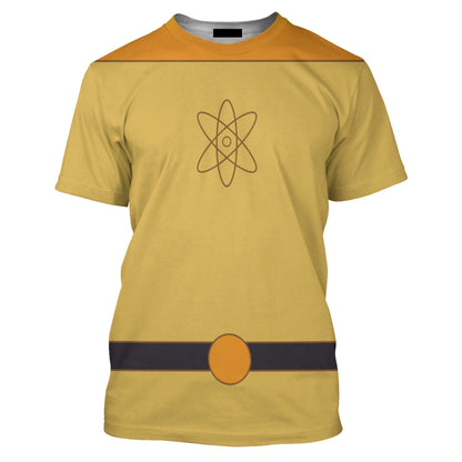 DN T-shirt Powerline A Goofy Movie Costume T-shirt Sweatshirt Yellow Unisex Adults New Release