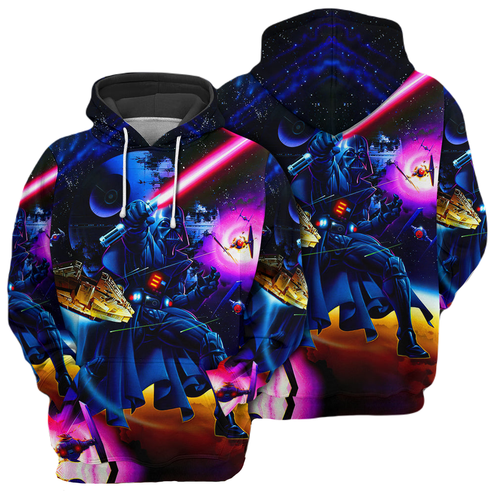 SW Hoodie Anakin Skywalker Darth Vader Death Star Graphic Hoodie Colorful Unisex