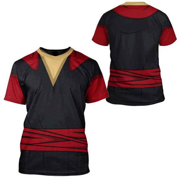 DN Hoodie Jafar Villain Costume T-shirt Red Black Unisex Adults New Release