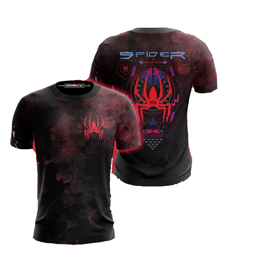 Spiderman T-shirt MV Spiderman Game Mode T-shirt Black Unisex