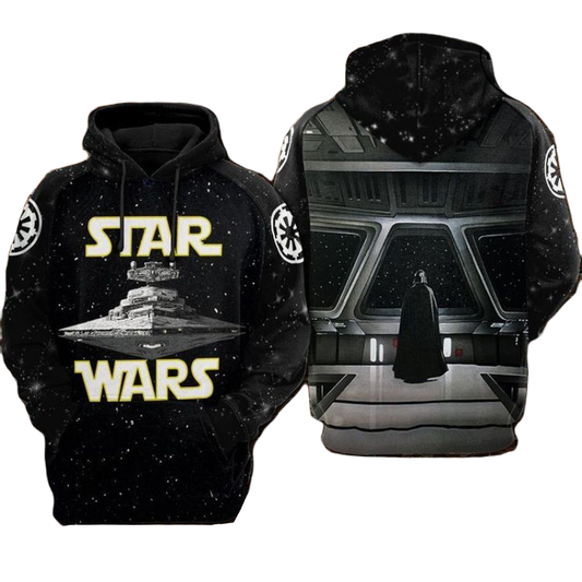 SW Hoodie SW Imperial Star Destroyer Hoodie Black Unisex