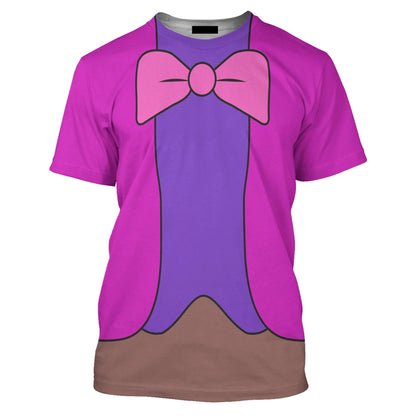 DN T-shirt Dormouse Alice In Wonderland Costume T-shirt Sweatshirt Pink Purple Unisex Adults New Release