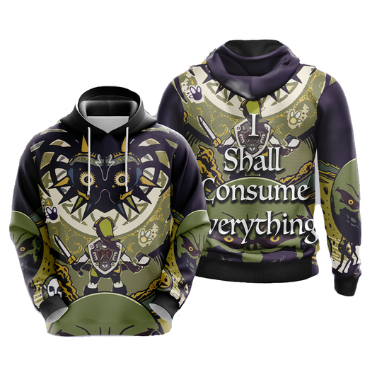 The Legend Of Zelda Hoodie I Shall Consume Everything T-shirt Green Unisex