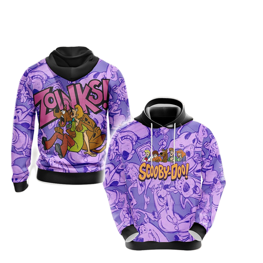 Scooby Doo Hoodie Scooby Doo And Friends Zoink Hoodie Purple Unisex