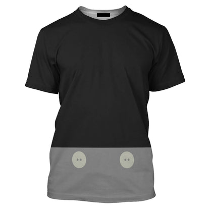 DN T-shirt Steamboat MM Costume T-shirt Sweatshirt Black Gray Unisex Adults New Release