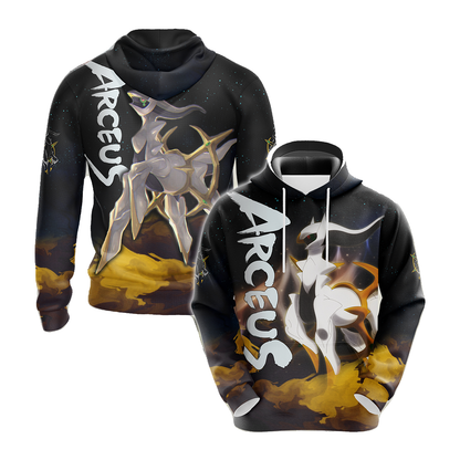 PKM Hoodie Pokémon Legends Arceus Graphic T-shirt Black Unisex