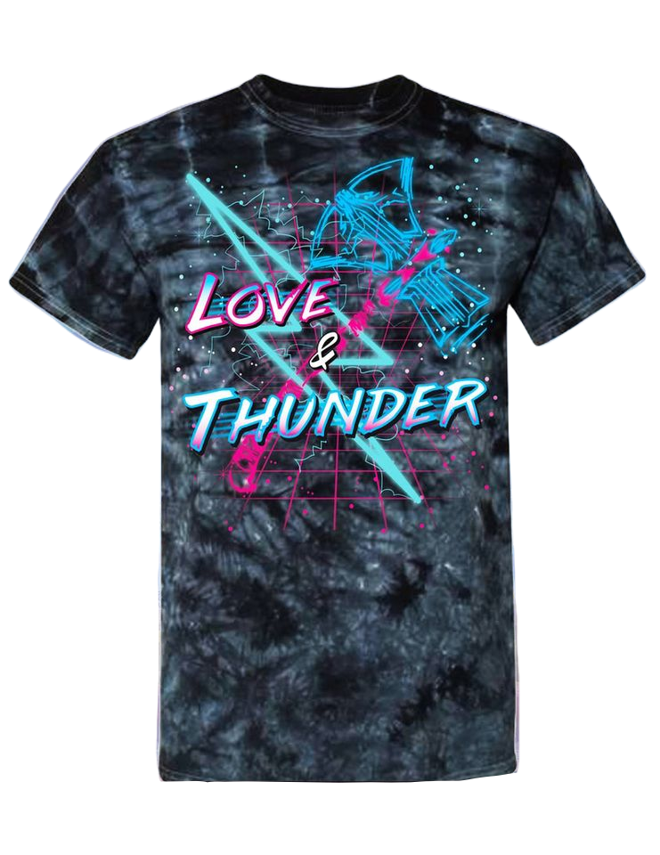 Thor T-shirt MV Thor Love And Thunder T-shirt Black Unisex