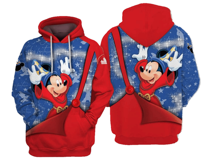 DN MK Hoodie Fantasia MK Magical Hoodie Blue Red Unisex