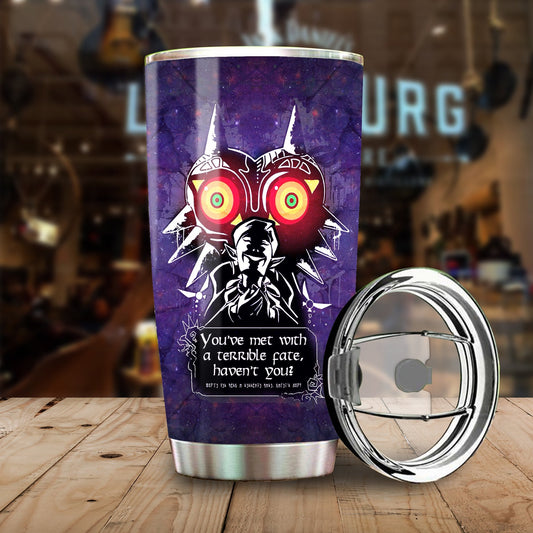 Unifinz Legend Of Zelda Tumbler Majora's Mask You've Met With A Terrible Fate Tumbler Cup Legend Of Zelda Travel Mug 2022