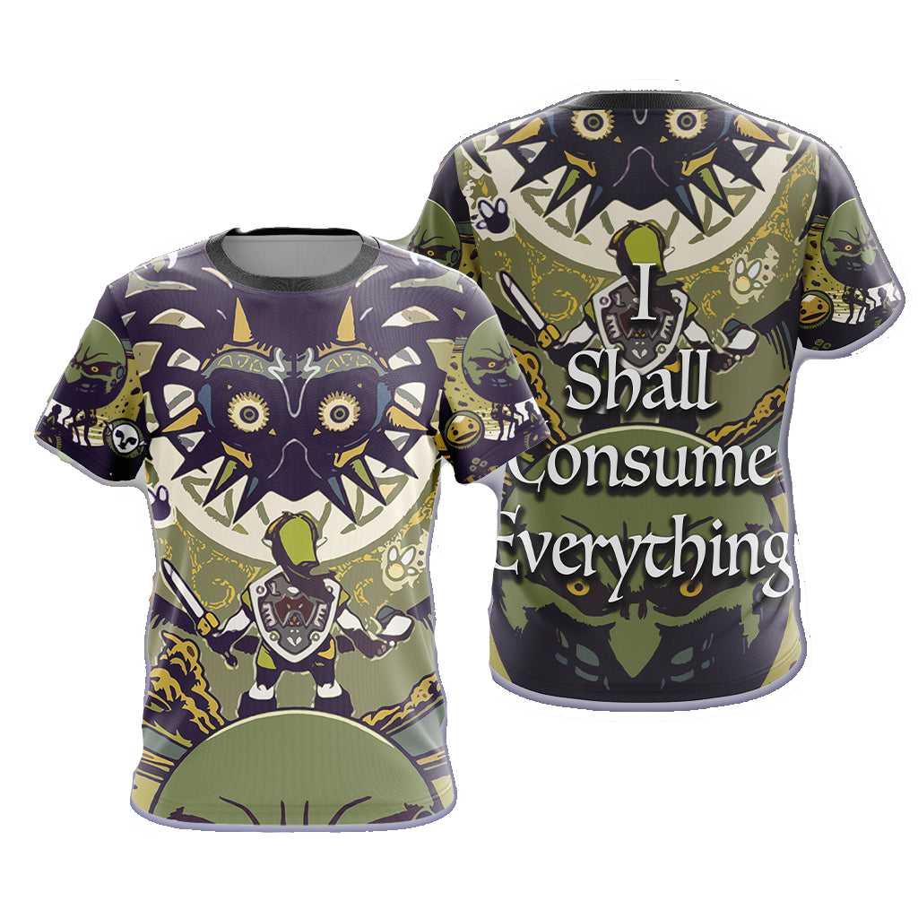 The Legend Of Zelda Hoodie I Shall Consume Everything T-shirt Green Unisex