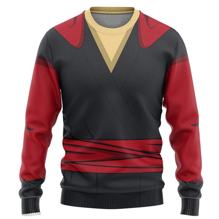 DN Hoodie Jafar Villain Costume T-shirt Red Black Unisex Adults New Release