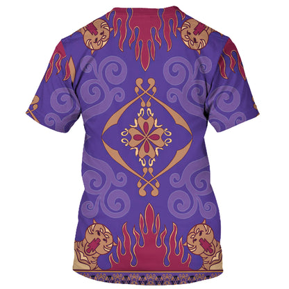 DN T-shirt Magic Carpet Aladdin Costume T-shirt Colorful Unisex Adults New Release