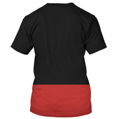 DN T-shirt DN Bound MM Costume T-shirt Sweatshirt Black Red Unisex Adults New Release