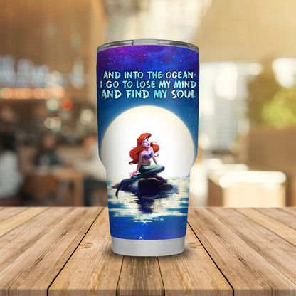 Unifinz DN Tumbler Mermaid And Into The Ocean Tumbler Cup Awesome DN Ariel Travel Mug 2026