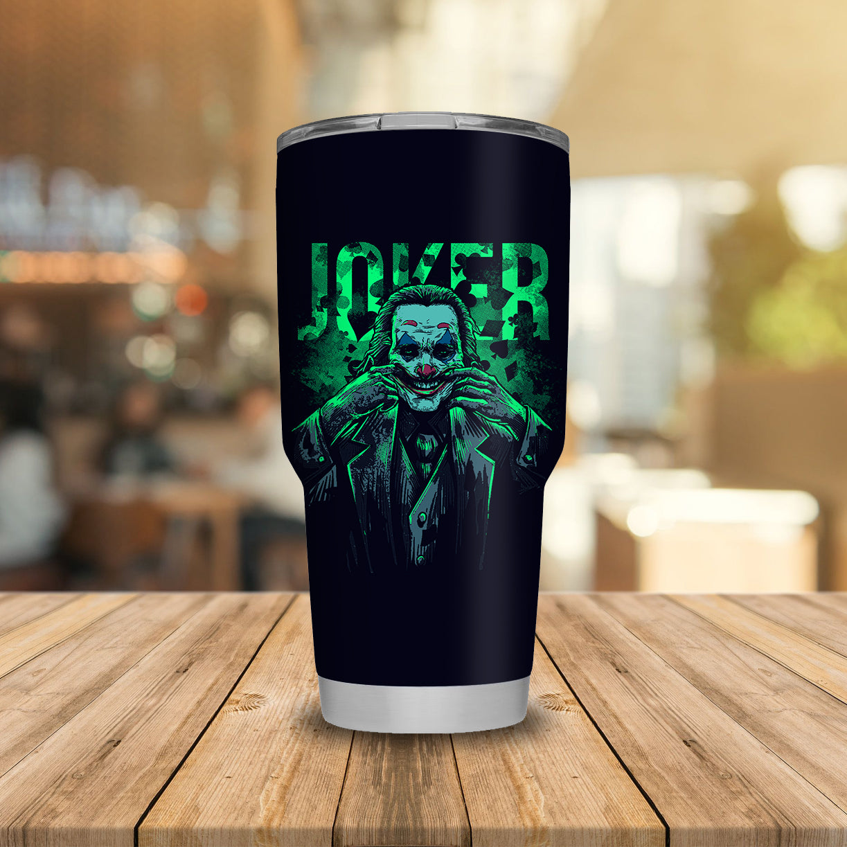 Unifinz DC Tumbler JK Put On A Happy Face Tumbler Cup Amazing High Quality DC JL Travel Mug 2026
