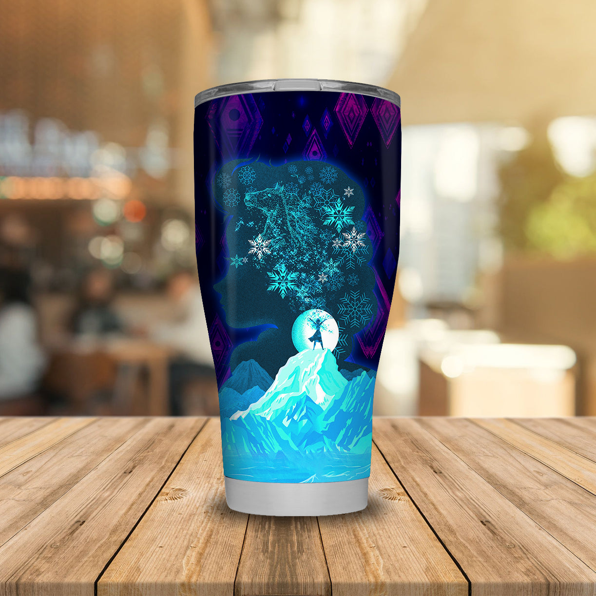 Unifinz DN Tumbler Frozen The Cold Never Bothered Me Anyway Tumbler Cup Awesome DN Frozen Travel Mug 2026