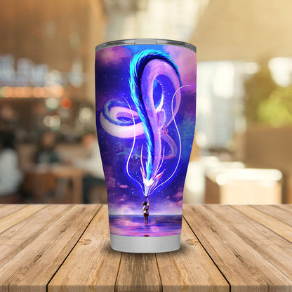 Unifinz GB Tumbler GB Chihiro & Haku Dragon Spirited Away Tumbler Cup Awesome GB Travel Mug 2026