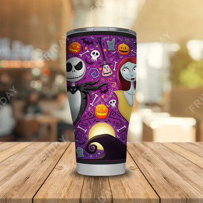 Unifinz TNBC Tumbler Jack And Sally Halloween Items Tumbler Cup Awesome DN TNBC Travel Mug Jak Skellington Sally Tumblers 2026