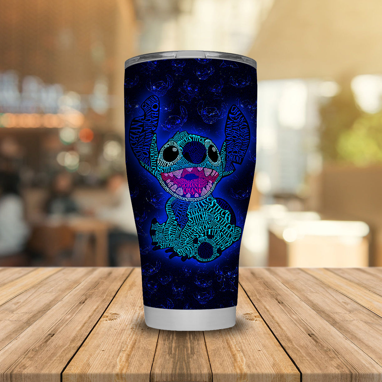 Unifinz DN Tumbler Adorable Stitch Ohana Beauty Art Words Stitch Tumbler Cup 20 oz Cute DN Stitch Travel Mug 2026